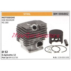 Piston cylinder segments STIHL chainsaw engine MAGNUM 038 MS 380 006882 | NewgardenParts.com