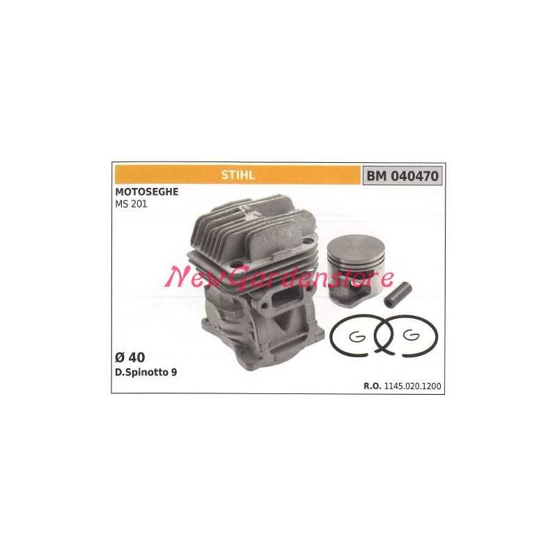 Piston ring cylinder STIHL chainsaw engine MS 201 040470