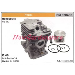 Piston cylinder segments STIHL chainsaw engine MS 280 028460 | NewgardenParts.com