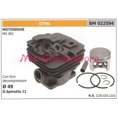 Piston ring cylinder STIHL chain saw engine MS 361 022594 | NewgardenParts.com