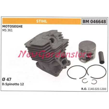 Piston cylinder segments STIHL chainsaw engine MS 361 046648 | NewgardenParts.com