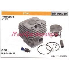 Piston cylinder segments STIHL chain saw engine MS 381 016940 | NewgardenParts.com