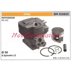 Piston ring cylinder STIHL chain saw engine MS 441 016820 | NewgardenParts.com