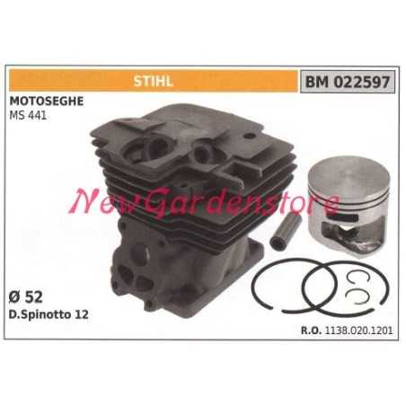 Cilindro pistone segmenti STIHL motore motosega MS 441 022597 | NewgardenParts.com