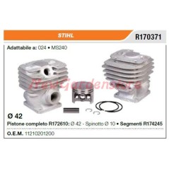 Piston rod cylinder segments STIHL chainsaw 024 MS240 R170371 | NewgardenParts.com
