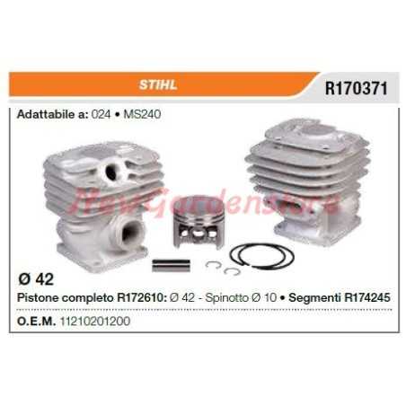 Piston rod cylinder segments STIHL chainsaw 024 MS240 R170371 | NewgardenParts.com