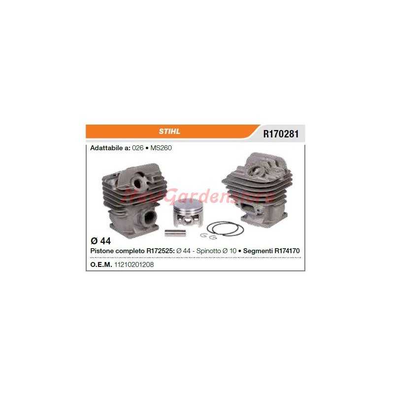 Kolbenstangen-Zylindersegmente STIHL Kettensäge 026 MS260 R170281