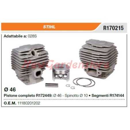 Piston cylinder segments STIHL chainsaw 028S R170215 | NewgardenParts.com