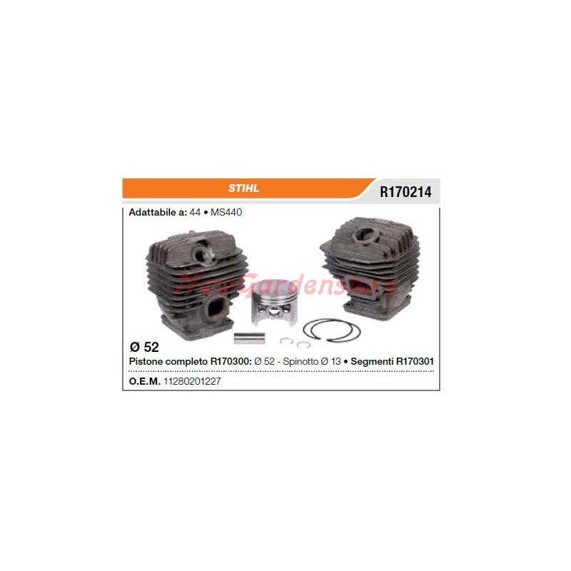Motosierra STIHL 44 MS440 R170214 cilindro de segmentos