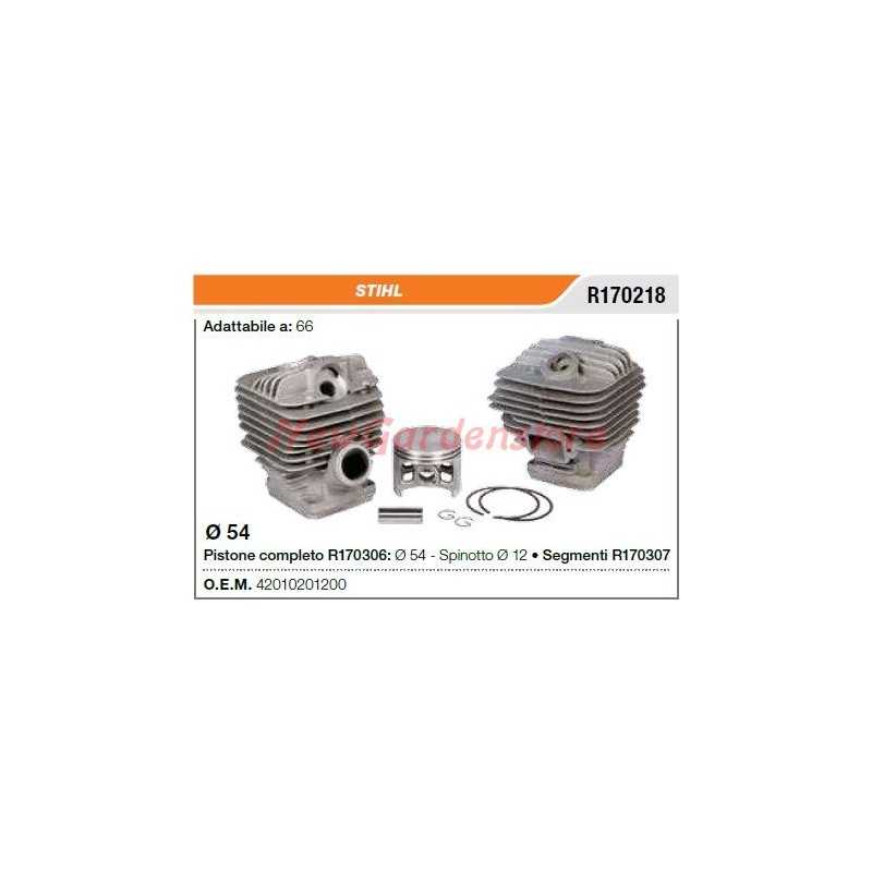 Cilindro pistone segmenti STIHL motosega 66 R170218