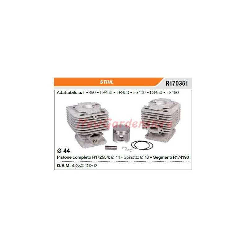 Piston cylinder segments STIHL FR350 chainsaw 450 480 R170351