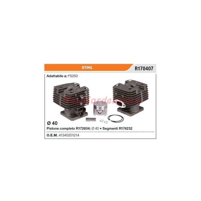 Piston cylinder segments STIHL chainsaw FS250 R170407