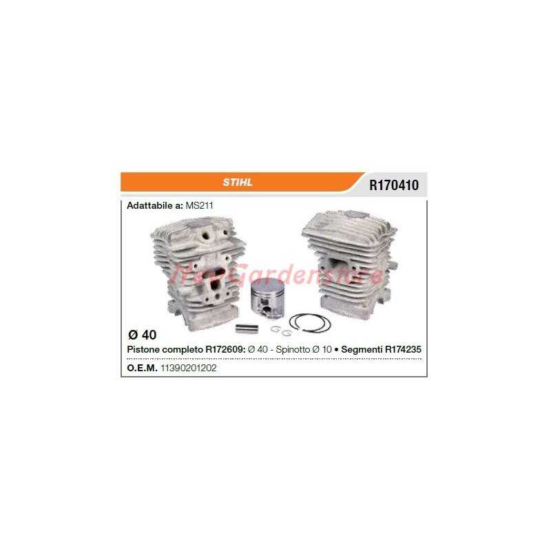 Piston cylinder segments STIHL chainsaw MS211 R170410