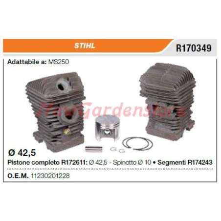Piston cylinder segments STIHL chainsaw MS250 R170349 | NewgardenParts.com