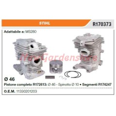 Piston cylinder segments STIHL chainsaw MS280 R170373 | NewgardenParts.com