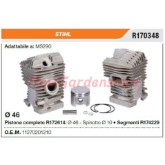 Piston cylinder segments STIHL chainsaw MS290 R170348 | NewgardenParts.com