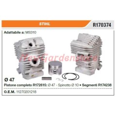 Piston cylinder segments STIHL chainsaw MS310 R170374 | NewgardenParts.com