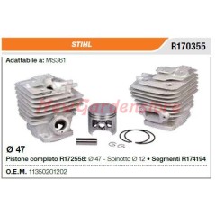 Segments de cylindre à piston STIHL MS361 R170355 | NewgardenParts.com