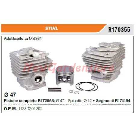 Piston cylinder segments STIHL chainsaw MS361 R170355 | NewgardenParts.com