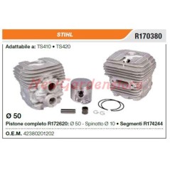 STIHL cut-off wheel piston cylinder TS410 420 R170380 | NewgardenParts.com