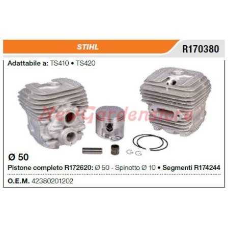 STIHL cut-off wheel piston cylinder TS410 420 R170380 | NewgardenParts.com
