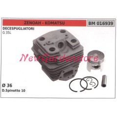 Cilindro pistone segmenti ZENOAH motore decespugliatore G 35L 016939 | NewgardenParts.com