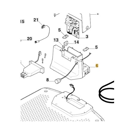 Alloggiamento PCB ORIGINALE STIGA robot tagliaerba rasaerba a1500rtk 322110101/0 | NewgardenParts.com