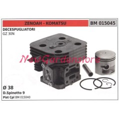 Cilindro pistone segmenti ZENOAH motore decespugliatore GZ 30N 015045 | NewgardenParts.com