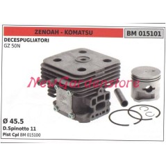 Cilindro pistone segmenti ZENOAH motore decespugliatore GZ 50N 015101 | NewgardenParts.com