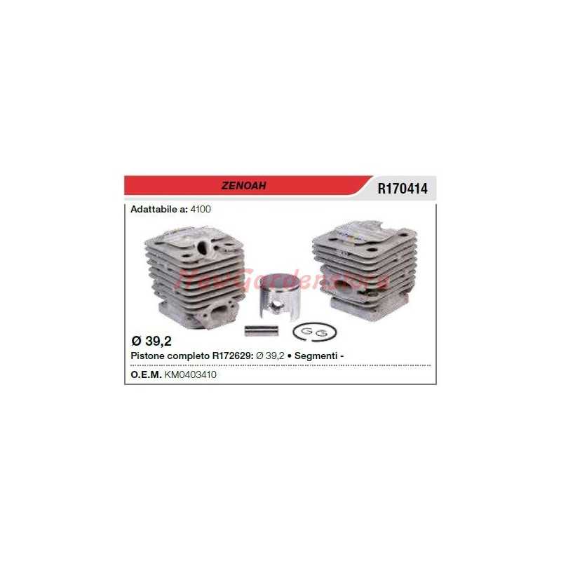 ZENOAH motosierra 4100 segmentos cilindro pistón R170414