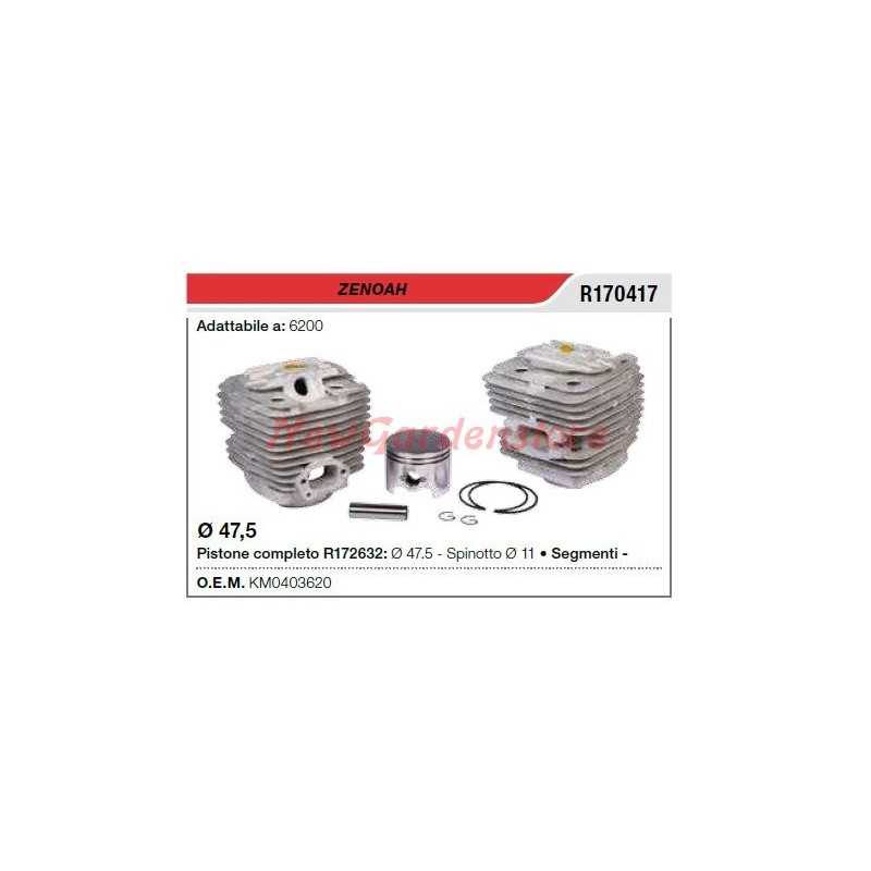ZENOAH segment piston cylinder ZENOAH chainsaw 6200 R170417
