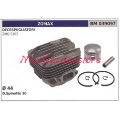 Cilindro pistone segmenti ZOMAX motore decespugliatore ZMG 5303 039097 | NewgardenParts.com