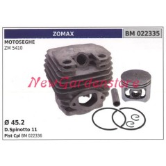 Cilindro pistone segmenti ZOMAX motore motosega ZMG 5410 022335 | NewgardenParts.com