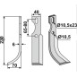 Rotationsfräse Deichsel350-659 350-658UNIVERSAL rechts 230mm Rotationsfräse Deichsel350-659 350-658UNIVERSAL rechts 230mm