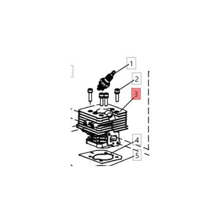 Blower cylinder models EBV260 CG0956 | NewgardenParts.com