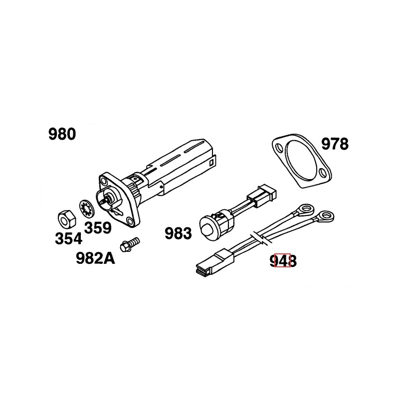 Arnés motor cortacésped original BRIGGS & STRATTON 492334