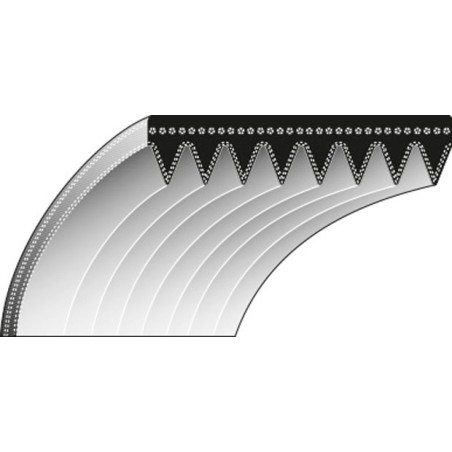 Cinghia compatibile tagliacemento DOLMAR PC8116 PC8140 15/32''x3 | NewgardenParts.com