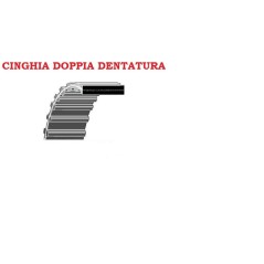 Cinghia con doppia dentatura trattorino tagliaerba compatibile ETESIA 25111