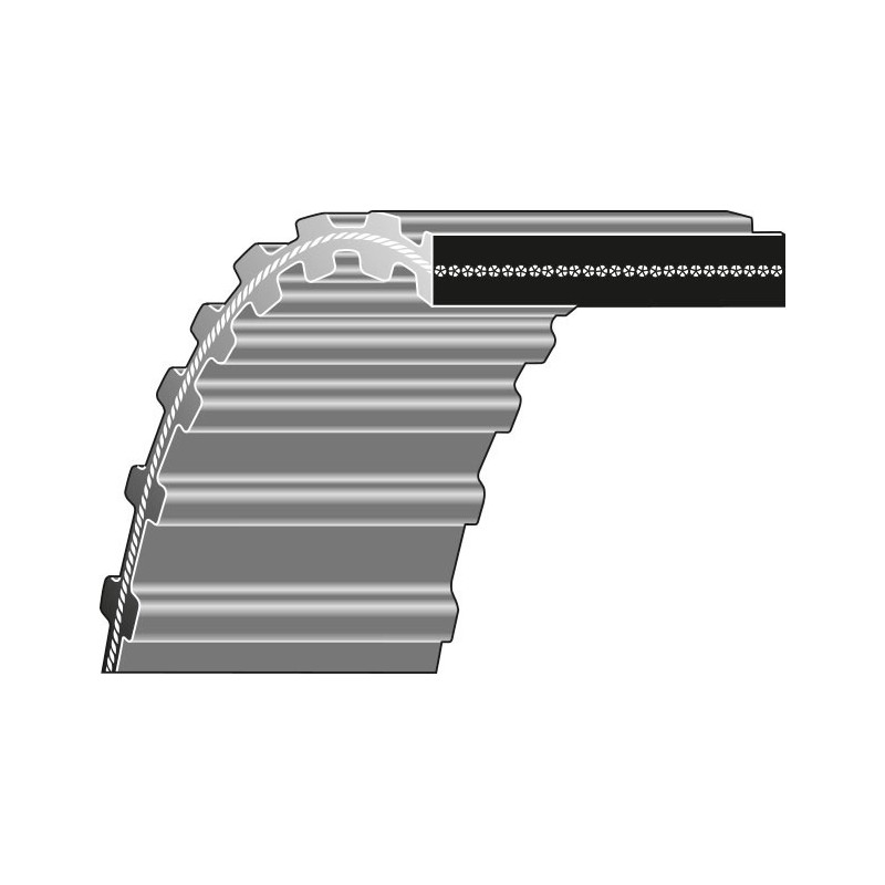 MTD FG100277 Doppelzahnriemen für Rasentraktor-Mäher