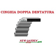 Cinghia dentata piatto trattorino CASTELGARDEN 135065600/0 TC102 ORIGINALE | NewgardenParts.com