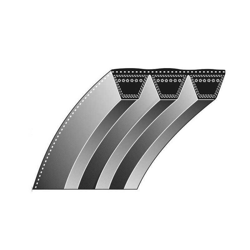 Correa dentada cortacésped SCAG 048202 048202A