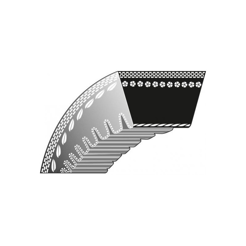 Cinghia dentata tagliaerba tosaerba rasaerba STIGA 16x1113mm 9585-0148-01