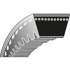Trapezzahnriemen Rasenmäher original STIGA 10x845 La | NewgardenParts.com