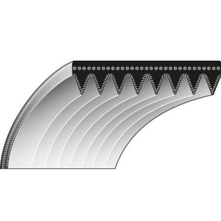 Cinghia dentata trasmissione rasaerba tagliaerba tosaerba KYNAST 15-E-401 | NewgardenParts.com