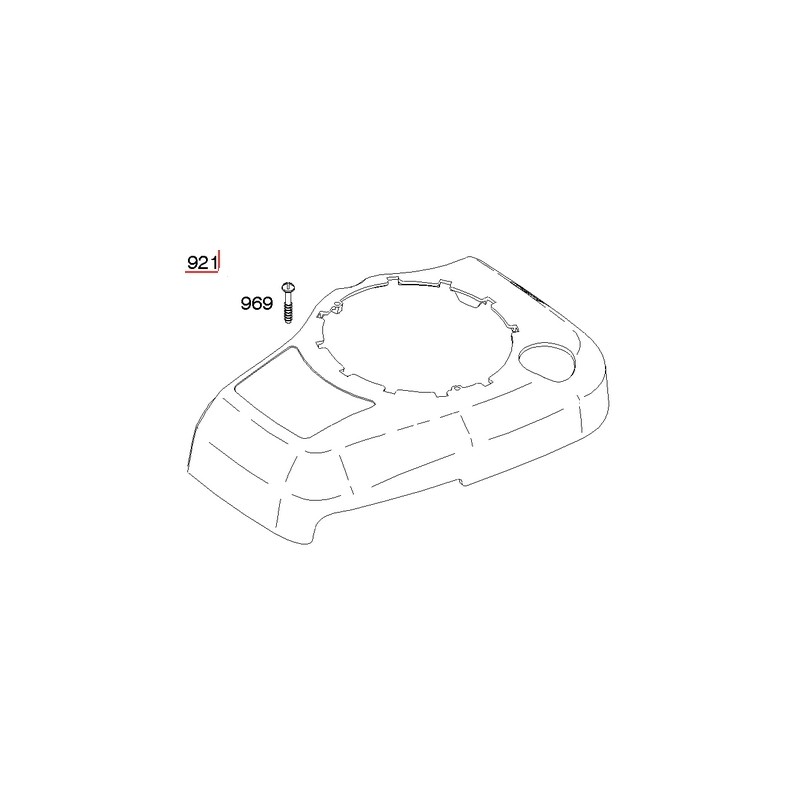 Moteur de tondeuse à gazon d'origine BRIGGS & STRATTON couvert 692699