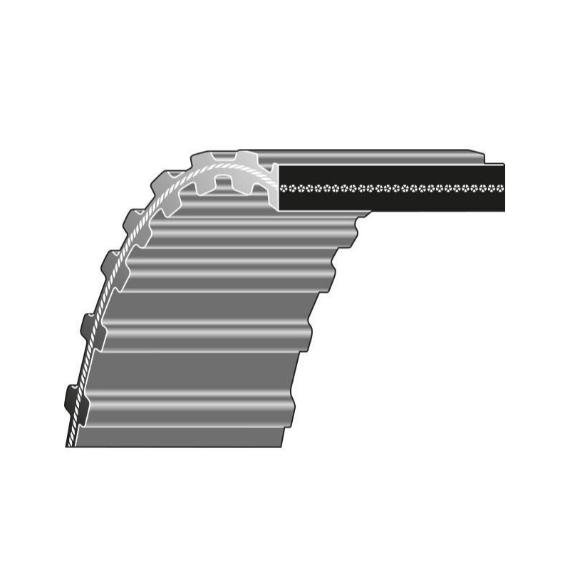 Cinghia doppia dentatura dentata trattorino rasaerba tagliaerba ETESIA