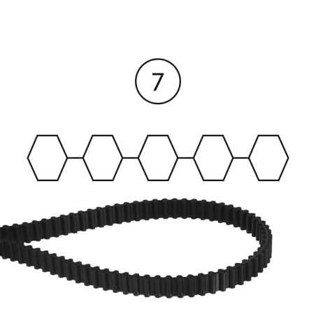 Sechskant-Flachriemen 46" SUPER 18-117 MTD Rasentraktor 520310 | NewgardenParts.com