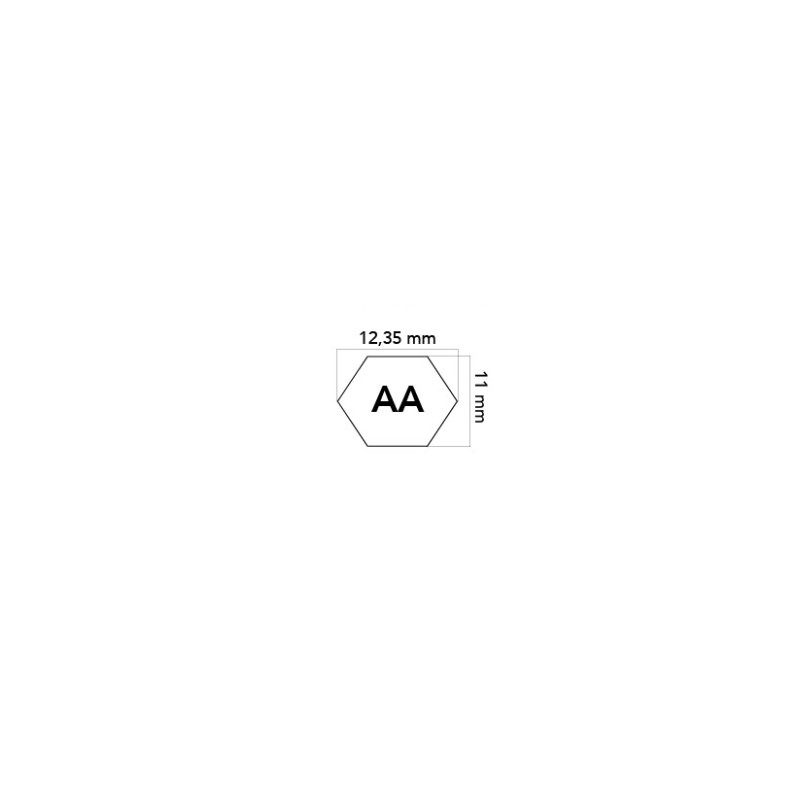 Cinghia esagonale trattorino rasaerba sezione AA68 fatta con KEVLAR 617497