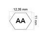 Cinghia esagonale trattorino rasaerba sezione AA68 fatta con KEVLAR 617497