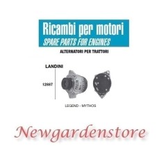 Alternatore 12887 LANDINI trattore motore LEGEND MYTHOS 14 volt 85 ampere | NewgardenParts.com